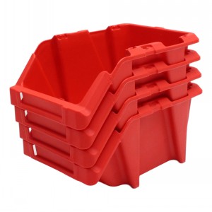 Stack & Nest Plastic Parts Bins Size C 10 Pack